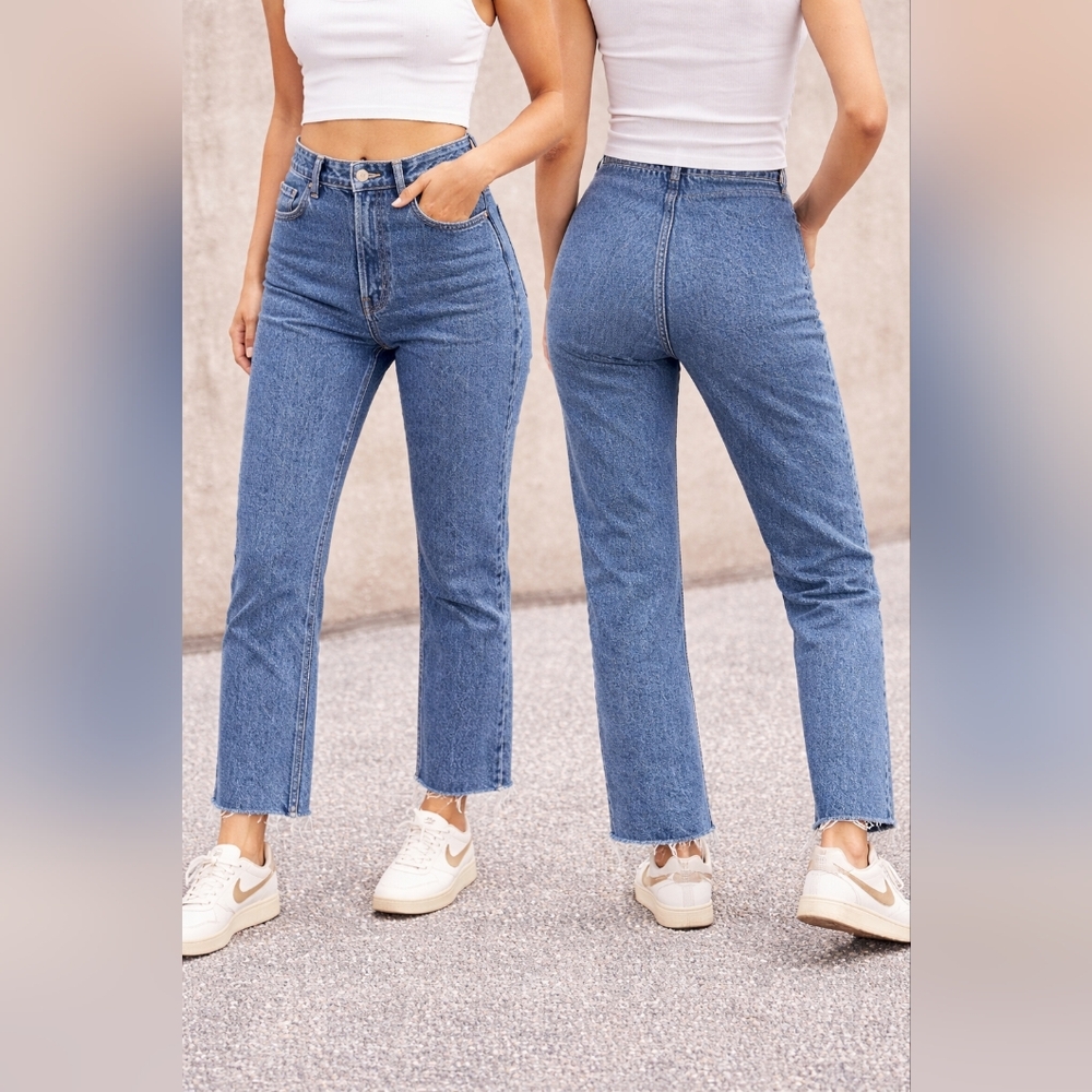✨ Vintage Lee High‎ Waist Jeans | Size 27 | Raw Hem | USA ✨